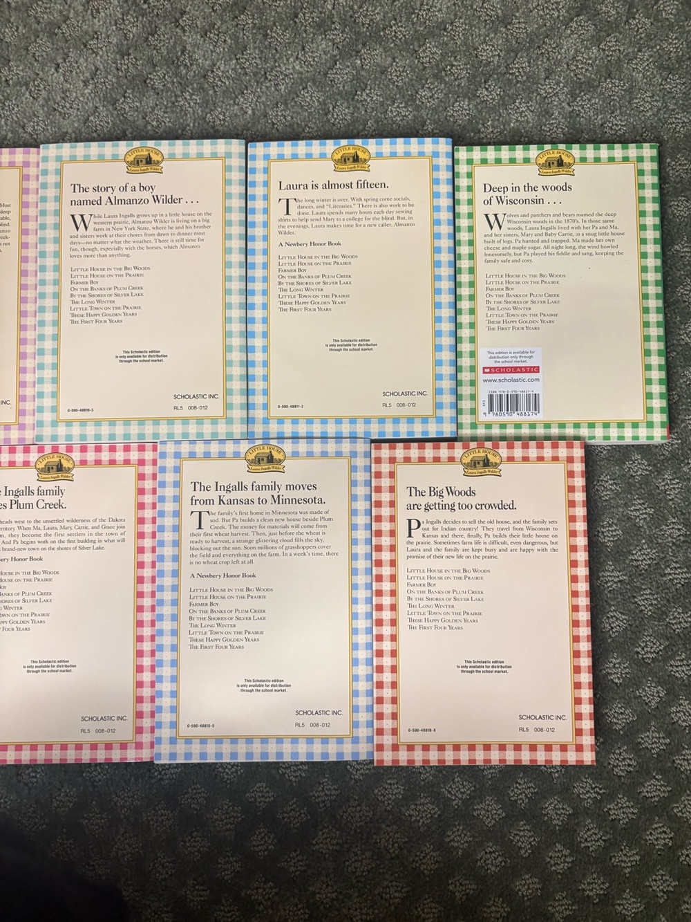 Classic Kids Book Set - Assorted Pastel Covers - Picture 3 of 3